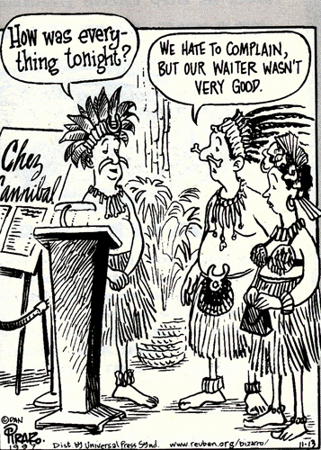 Nugget #154 E Cannibal Cartoon